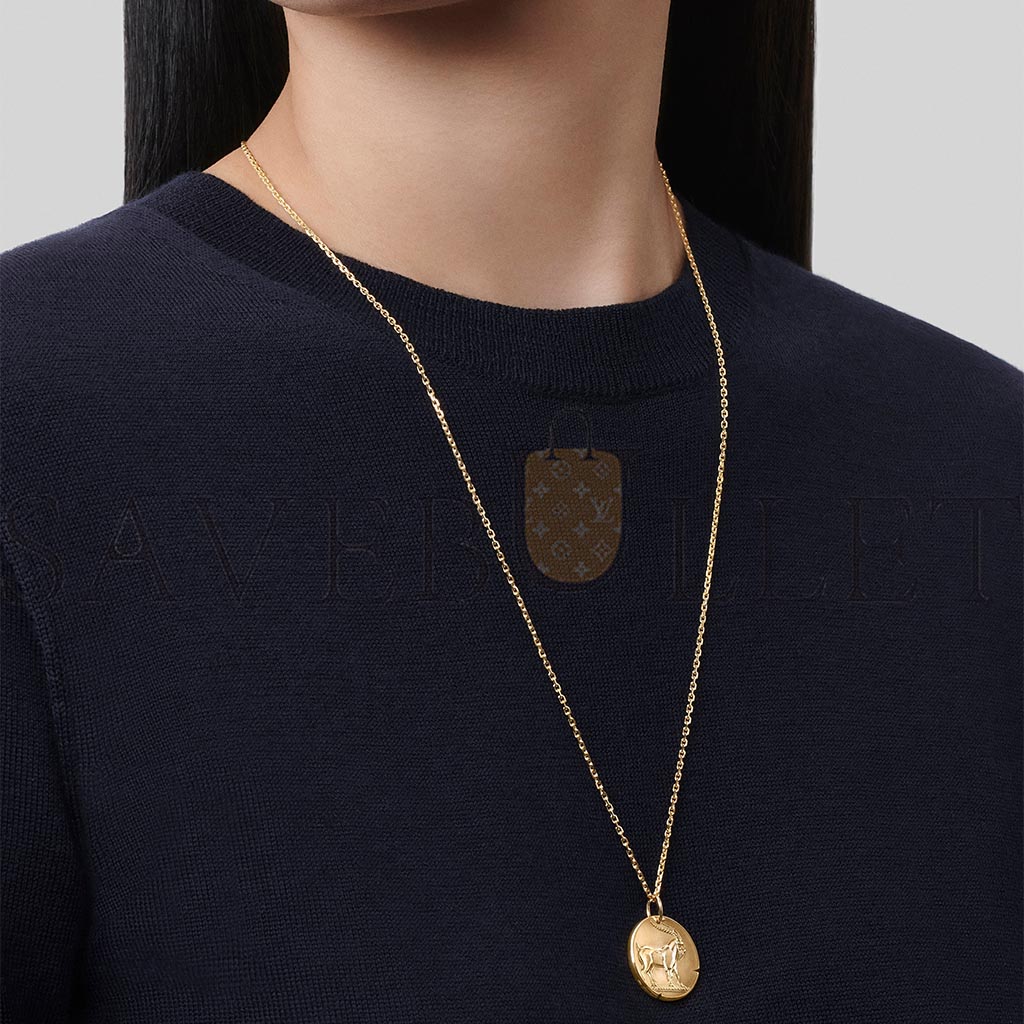 VAN CLEEF ARPELS ZODIAQUE MEDAL CAPRICORNI (CAPRICORN) - YELLOW GOLD  VCARP7SR00